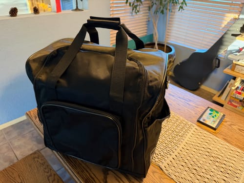 Customer photo review of Deluxe Nylon Boston Style Bogu Bag