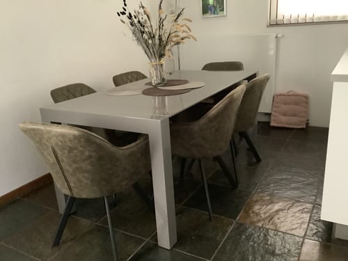 Customer photo review of Brione Draaibare Eetkamerstoel - Groen