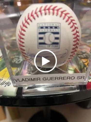 Customer video review of Vladimir Guerrero Sr Autograph Signing
