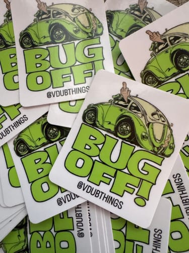 Customer photo review of 150 Custom 3" Laminated Vinyl Stickers