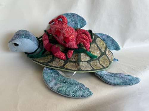 Customer photo review of Mr. T Sea Turtle PDF Pattern Approx 46cm