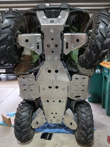 Customer photo review of Full Skid Plate Kit — Yamaha Kodiak 700 (2016—26)