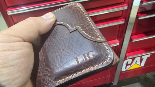 Customer photo review of Western Trifold Wallet