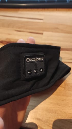 Customer photo review of CozyBand Wireless Headphones