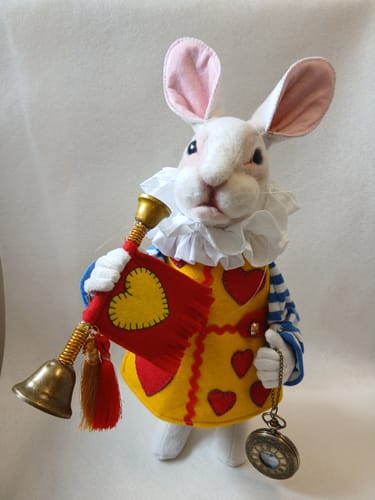 Customer photo review of White Rabbit PDF Pattern Approx 41 cm Standing