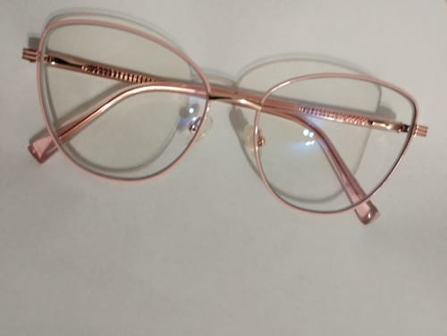 Customer photo review of Vicky Single Vision Anti Reflection Anti Blue Clear Driving Lenses