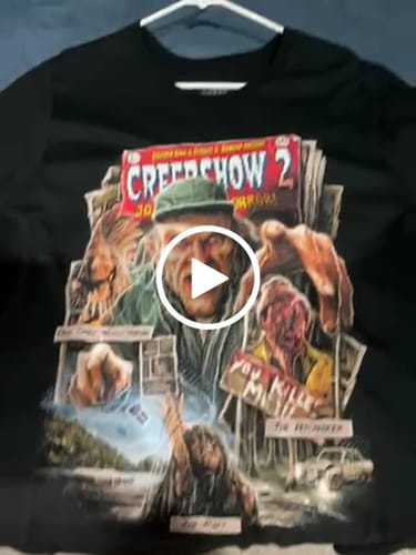 Customer video review of Creepshow 2: More Jolting Tales of Horror T-Shirt