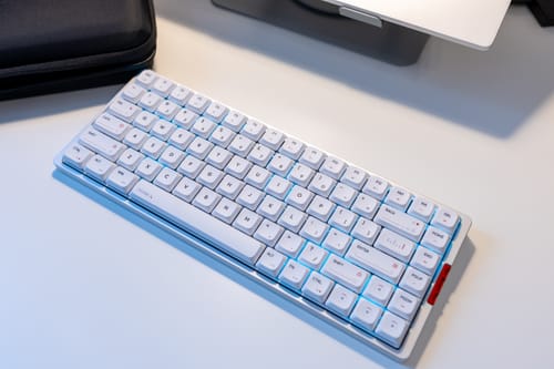 Customer photo review of IQUNIX MQ80 Aluminum Low Profile Mechanical Keyboard