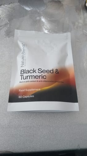 Customer photo review of Black Seed & Turmeric Vegan Capsules