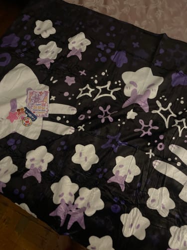 Customer photo review of Star Baby Throw Blanket