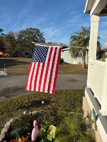 Customer photo review of 3' x 5' American Flag