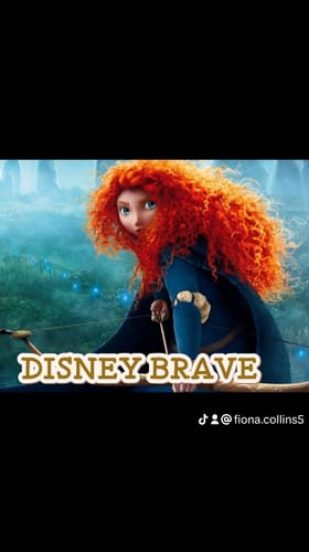 Customer's contextual image for the Heart Shape Necklace review, showing a scene from the movie 'Brave'.