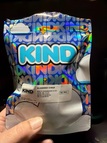 Customer photo review of Blueberry Syrup - 28 Grams - Indica