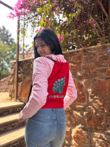 Customer photo review of Drawstring Bag