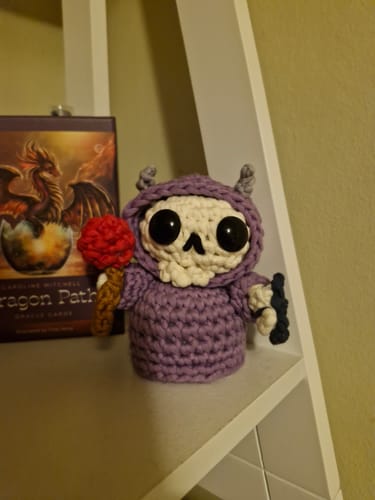 Customer photo review of Hollow The Necromancer Crochet Kit