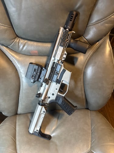 Customer photo review of Partisan Forced-Reset Drop-In Cassette Trigger FRT – AR-15 Platform (USA-Made)