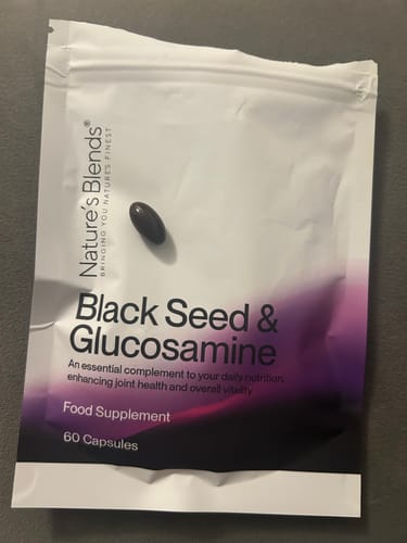 Customer photo review of Black Seed Oil & Natural Glucosamine Capsules