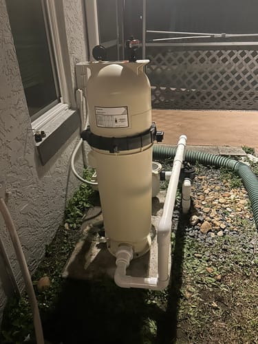 Customer photo review of Pentair - EC-160353 Clean & Clear RP 200 sq. ft. Cartridge Pool Filter - Limited Warranty
