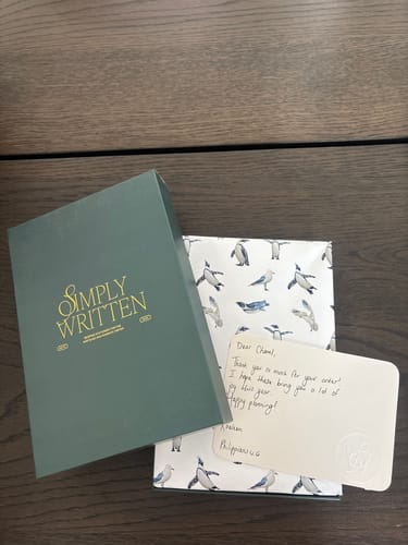 Customer photo review of 2026 Daily Planner - African Penguin