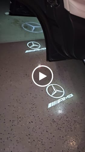 Customer video review of MERCEDES DOOR LIGHTS