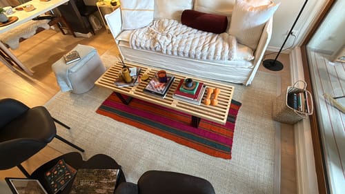 Customer photo review of Banqueta de Madera Nelson (Réplica)