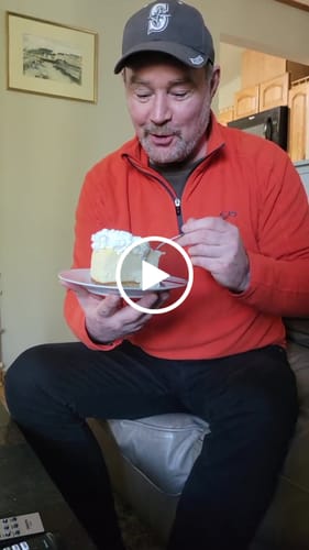 Customer video review of New York Style Cheesecake
