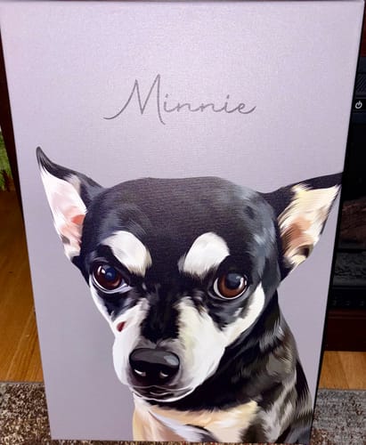 Customer photo review of Pet Art Canvas Wrap