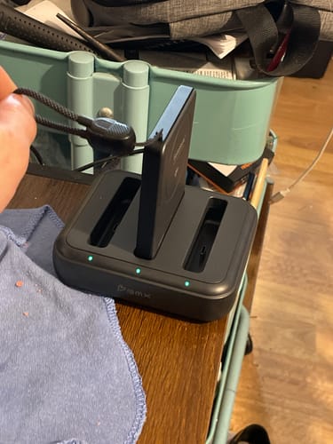 Customer photo review of SolidSafe™ 5K Solid-State Magnetic Power Bank