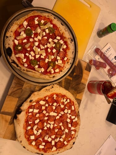 Customer photo review of Sourdough Pizza Bases