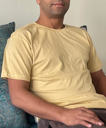 Customer photo review of Supima T-Shirt - Plain