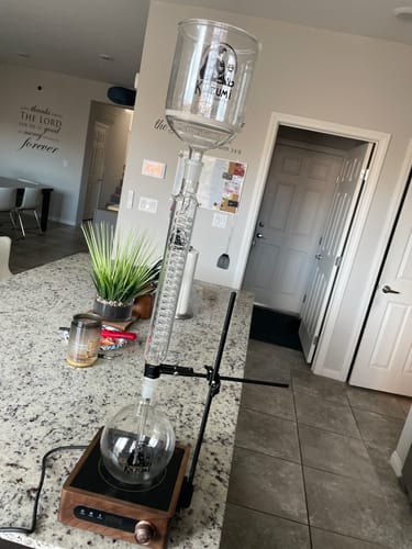 Customer photo review of Kazumi Siphon Coffee Maker Sumo Set