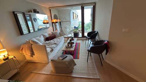 Customer photo review of Banqueta de Madera Nelson (Réplica)