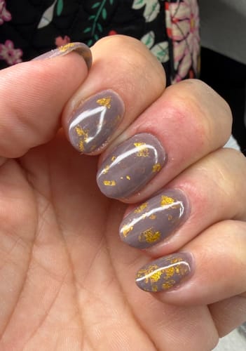 Customer photo review of D1532 Golden Fig Dip Powder