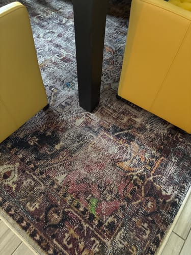 Customer photo review of Distressed Vintage Derya Area in Multicolor Rug