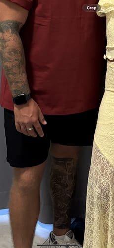 Customer photo review of Ultra-Stretch 5" Chino Shorts - Black