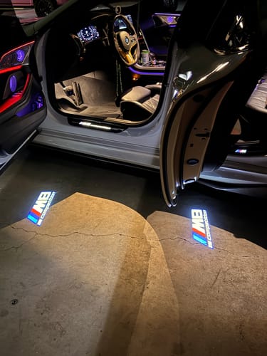 Customer photo review of BMW F SERIES DOOR LIGHTS