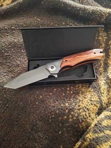 Customer photo review of BRÜTEDGE™ BIG A** KNIFE