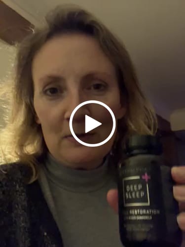 Customer video review of Deep Sleep + Full Restoration With Added Ashwagandha