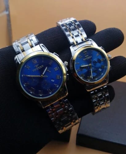Customer photo review of BINBOND Stainless Steel Couple Watches | Valentine Gift