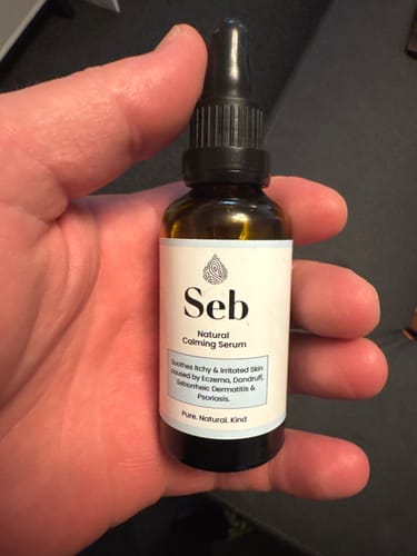 Customer photo review of Seb Natural Calming Serum