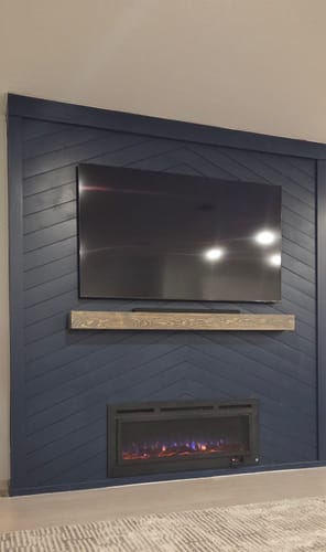 Customer photo review of Contemporary Mantels