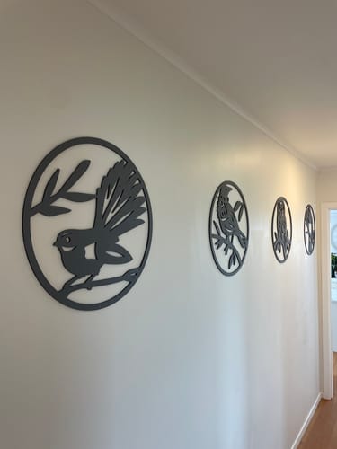 Customer photo review of New Zealand Birds Wall Art Set