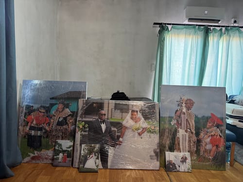 Customer photo review of 3 x A0 Super Big Canvas (80.9x102,5cm)