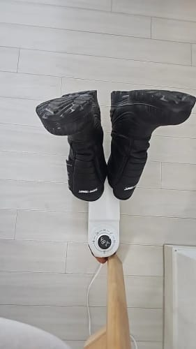 Customer photo review of Portable Foldable Electric Shoes Dryer Machine | Shop Now