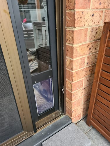 Customer photo review of Screen Door Adapter