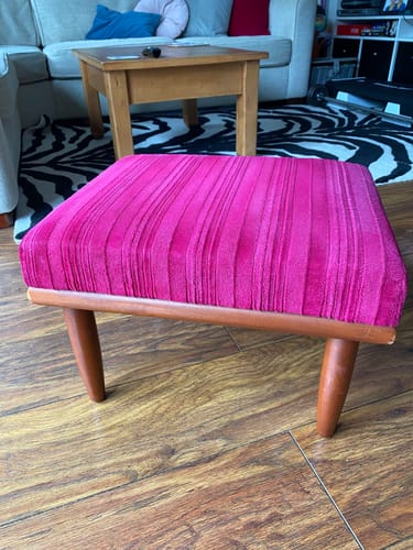 Customer photo review of Fabric Paint -- Raspberry