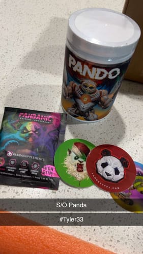 Customer photo review of ALL NEW PANDO Pre Workout