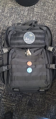Customer photo review of Limited Edition Mystery Tactical Backpack