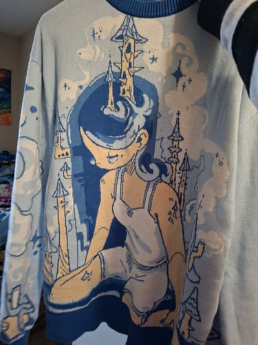 Customer photo review of Ocean Girl Sweater PREORDER