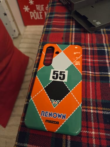 Kundenbewertung mit Foto zu 787B 1991 24h Sieger Livery - Individuelle Premium Hülle für Samsung